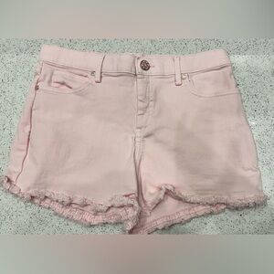 Lilly Pulitzer high-waisted pink denim shorts